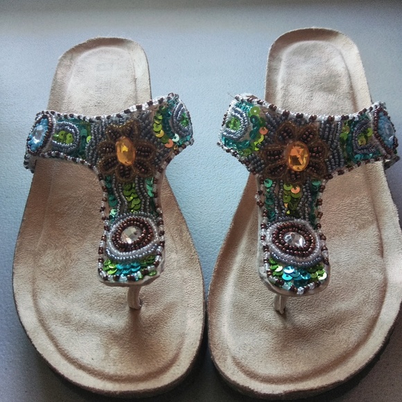 white mountain blue jay sandals